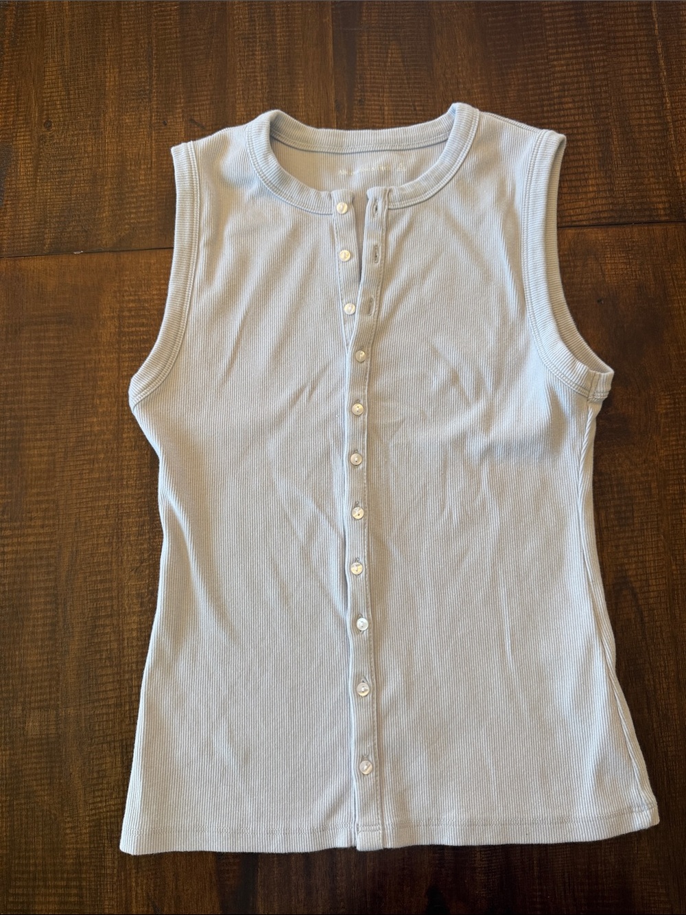 Abercrombie & Fitch Sleeveless Ribbed Cardigan